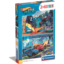Clementoni Clementoni puzzle - 2x60 darabos Hot Wheels készlet puzzle, kirakós