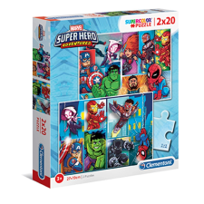 Clementoni Clementoni puzzle MARVEL szuperhősök 2x20 darabos puzzle, kirakós