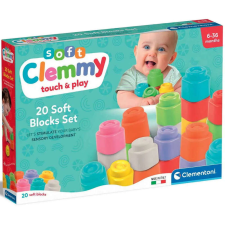 Clementoni Clemmy 20 soft blocks Set barkácsolás, építés