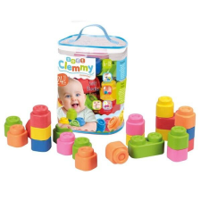 Clementoni Clemmy baby 24 darabos puha építőkocka barkácsolás, építés