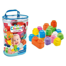 Clementoni Clemmy Plus puha építőkocka szett 40 db-os készségfejlesztő