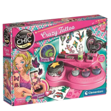 Clementoni Crazy Chic - Őrült tetoválások készlet Clementoni barkácsolás, építés