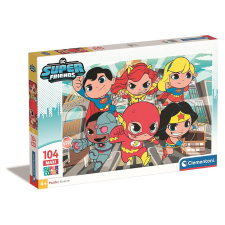 Clementoni DC Super Hero Tiny 104 db-os maxi puzzle Clementoni puzzle, kirakós