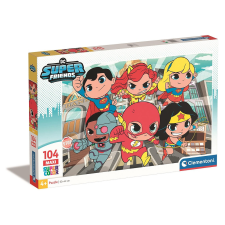 Clementoni DC Super Hero Tiny 104 db-os maxi puzzle Clementoni puzzle, kirakós