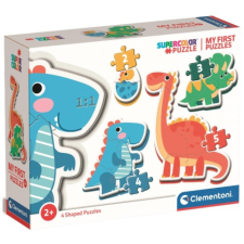 Clementoni Dinoszauruszok 4 az 1 ben formapuzzle Clementoni puzzle, kirakós