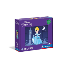 Clementoni Disney hercegnők 12 db-os kockakirakó - Clementoni puzzle, kirakós