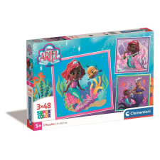 Clementoni Disney Hercegnők Junior Ariel 3x48 db-os puzzle Clementoni puzzle, kirakós