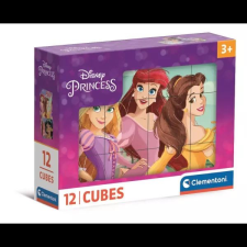 Clementoni : Disney hercegnők mesekocka - 12 db-os puzzle, kirakós