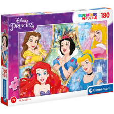 Clementoni Disney hercegnők Supercolor 180db-os puzzle - Clementoni puzzle, kirakós