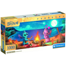 Clementoni Disney Stitch – Tengerparti piknik panoráma 1000 darabos puzzle - Clementoni puzzle, kirakós