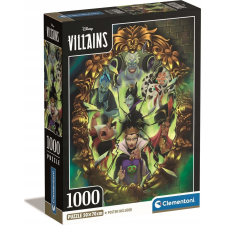 Clementoni Disney Villains Kirakós játék 1000 db Rajzfilmek (GXP-915063) puzzle, kirakós