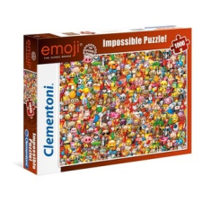 Clementoni : Emoji 1000 darabos puzzle puzzle, kirakós