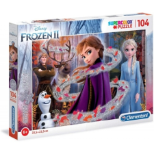 Clementoni Jégvarázs 2 puzzle 104 db-os csillogó puzzle, kirakós