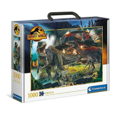 Clementoni Jurassic World puzzle 1000 db-os bőröndben - Clementoni puzzle, kirakós