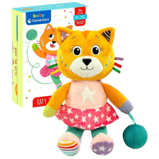 Clementoni Katy a cica - plüss alvóbarát díszdobozban készségfejlesztő