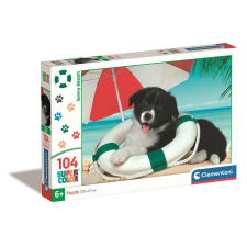 Clementoni Kutyás Sunny Beach 104 db-os puzzle Clementoni puzzle, kirakós