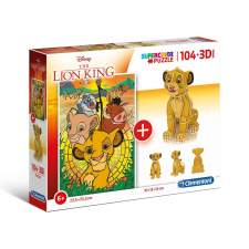 Clementoni Lion King 3D-s kirakó 104 db Televízió/filmek (8005125201587) puzzle, kirakós