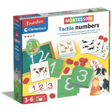 Clementoni Montessori - Tapintható számok  Ajánlott 3-6 éves korig unisex (55321) társasjáték