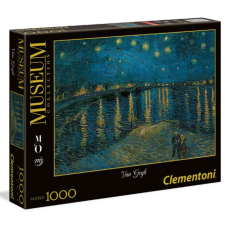 Clementoni Museum Collection: Vincent Van Gogh - Csodálatos éjszaka a Rhone fölött 1000 db-os puzzle - Clementoni puzzle, kirakós