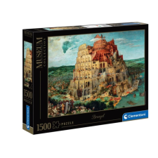 Clementoni Múzeumi Gyűjtemény: Vermeer - Bábel tornya - 1500 darabos puzzle puzzle, kirakós