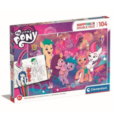 Clementoni My Little Pony 104 db-os színezhető puzzle – Clementoni puzzle, kirakós