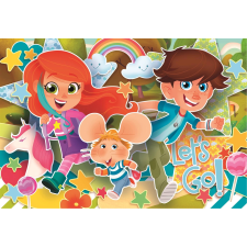 Clementoni Obri Clementoni Myšák Gigio padló puzzle puzzle, kirakós