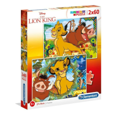 Clementoni Oroszlánkirály puzzle (2x60 db-os) puzzle, kirakós