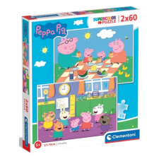 Clementoni Peppa Malac 2x60db-os puzzle - Clementoni puzzle, kirakós