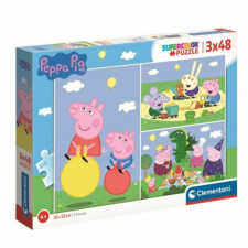 Clementoni Peppa malac 3x48db-os puzzle szett - Clementoni puzzle, kirakós