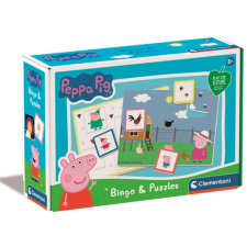Clementoni Peppa malac Bingo és puzzle játékszett - Clementoni puzzle, kirakós
