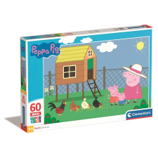 Clementoni Peppa malac Chicken Coop 60 db-os maxi puzzle Clementoni puzzle, kirakós