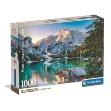 Clementoni Puzzle 1000 db High Quality Collection Compact - Smaragdzöld Braies-tó puzzle, kirakós