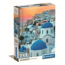 Clementoni Puzzle 1000 db poszterrel High Quality Collection - Santorini puzzle, kirakós