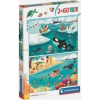 Clementoni Puzzle 2x60 Darabos - A Tenger Élővilága (24817 CLEMENTONI)