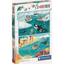 Clementoni Puzzle 2x60 Darabos - A Tenger Élővilága (24817 CLEMENTONI) puzzle, kirakós
