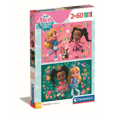 Clementoni puzzle 2x60 db-os - Alice Csodaországban cukrászdája puzzle, kirakós