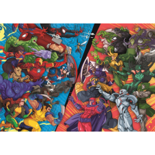 Clementoni Puzzle Marvel: Hősök vs. Gonosztevők 104 darab puzzle, kirakós