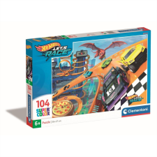 Clementoni Puzzle SuperColor 104 db - Hot Wheels puzzle, kirakós