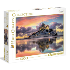 Clementoni Puzzle Varázslatos Mont-Saint-Michel, Franciaország, 1000 darab puzzle, kirakós