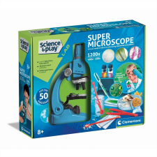 Clementoni Science&Play - Mikroszkóp 1200X, 50 kísérlet mikroszkóp