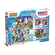 Clementoni Sonic a sündisznó Characters 4 az 1-ben játékgyűjtemény - Clementoni puzzle, kirakós
