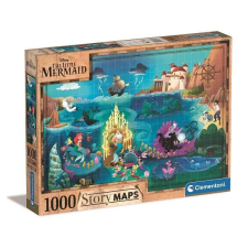 Clementoni térkép puzzle 1000 db-os - A kis hableány puzzle, kirakós