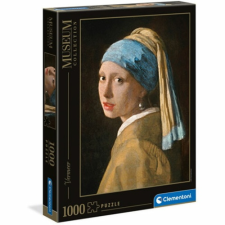 Clementoni Vermeer - Leány gyöngy fülbevalóval Múzeum puzzle 1000db-os - Clementoni puzzle, kirakós