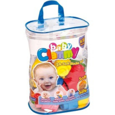 Clemmy Baby Puha építőkockák 24 db táskában készségfejlesztő