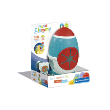 Clemmy érzékelést fejlesztõ rakétás tároló puha építõkockákkal készségfejlesztő