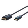 ClickTronic 44930 USB-C 2.0 - HDMI 2.0 Kábel 3m - Fekete (44930)