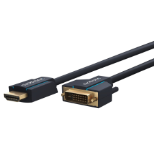 ClickTronic 70344 DVI-D - HDMI 1.4 Kábel 7.5m - Fekete kábel és adapter