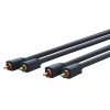 ClickTronic 70377 2x RCA apa - 2x RCA apa Kábel (1m) (70377)
