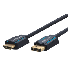 ClickTronic 70726 Displayport 1.2 - HDMI 1.4 Kábel 20m - Fekete (70726) kábel és adapter