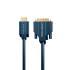 ClickTronic HDMI - DVI kábel 3m Kék (70342)